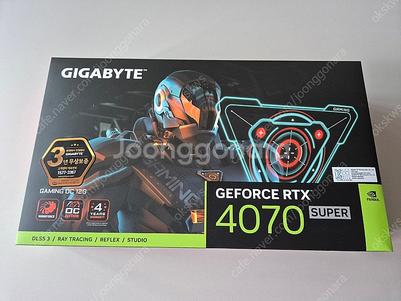 기가바이트 4070 super gaming oc 제이씨...--0