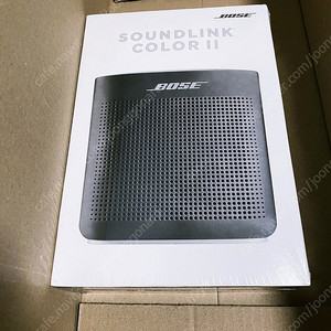 BOSE 보스 사운드링크 컬러 II 휴대용 블루투스 스피커 소프트 블랙 미개봉 새제품