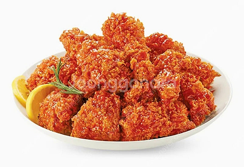 맘스터치 양념치킨 한마리 1장 18000원 팝니다--0