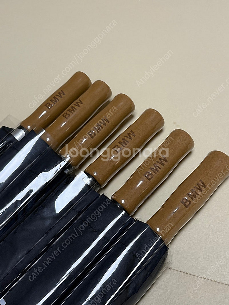 새상품 BMW 대형 장우산 골프우산 네이비--0
