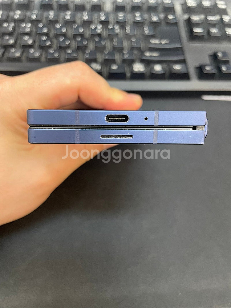 갤럭시Z폴드6 네이비 256GB 무잔상 상태좋은 중고9...--5