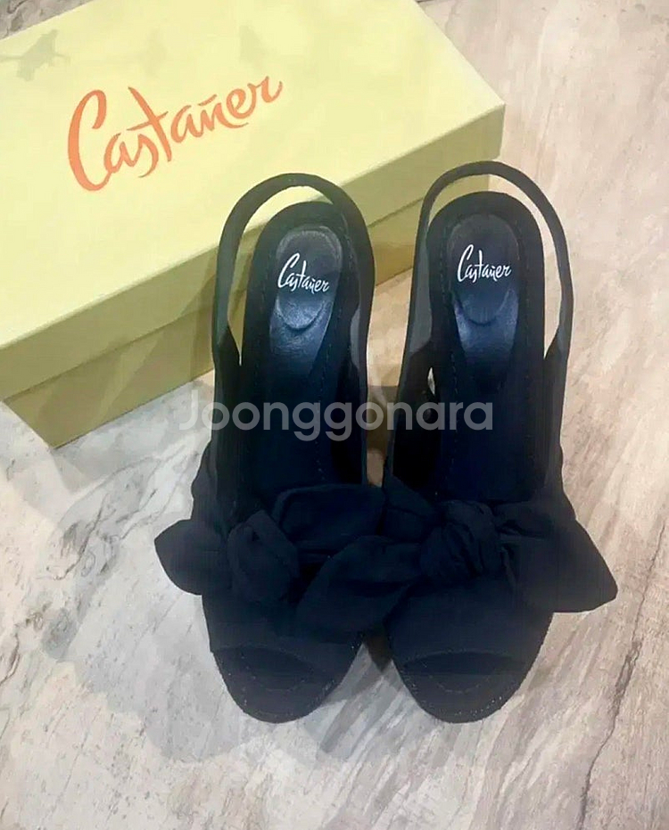 Castaner 까스따네르 블랙 웨지 힐 36 (230...--4