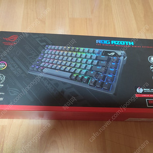 asus rog azoth 블랙 적축 한글 판매합니다.(택포 9만)