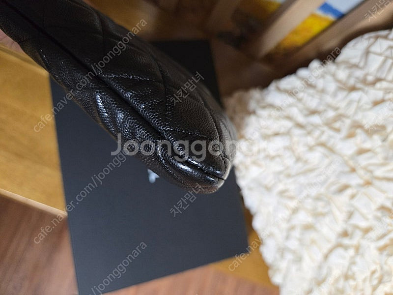 샤넬 클래식 30번대 램스킨 라지 클러치--8