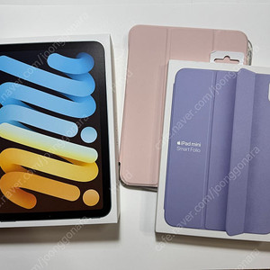 아이패드 미니 7세대 a17 pro 128gb WiFi 스카이블루 정품폴리오 포함 풀박