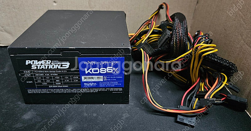 600W 파워 FSP 80PLUS 파워 등 팝니다--3