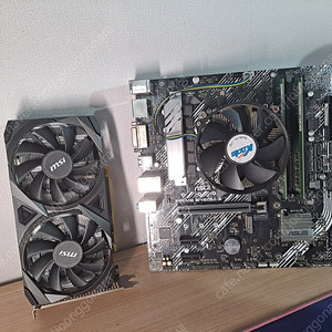 RTX3050 + i5 10500 + 32gb 램 보드셋