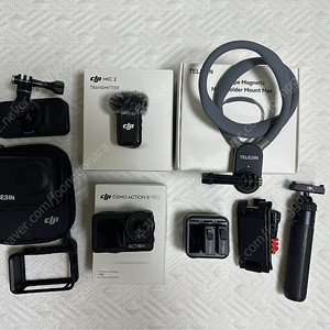 DJI Osmo Action 5 Pro와 관련 액세서리 팝니다. (급처 민트급)