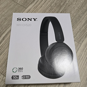 SONY WH-CH520 헤드폰 새상품 판매합니다