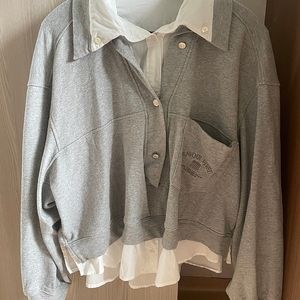 시스템 레터링셔츠(한섬)