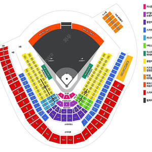 7월 18, 19, 20일 금,토,일 수원 KT vs 한화 3루 응원지정석, 스카이존 팝니다
