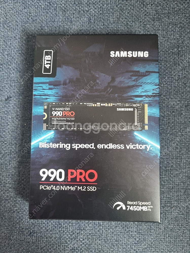 삼성 ssd 990 pro 4tb 미개봉--0