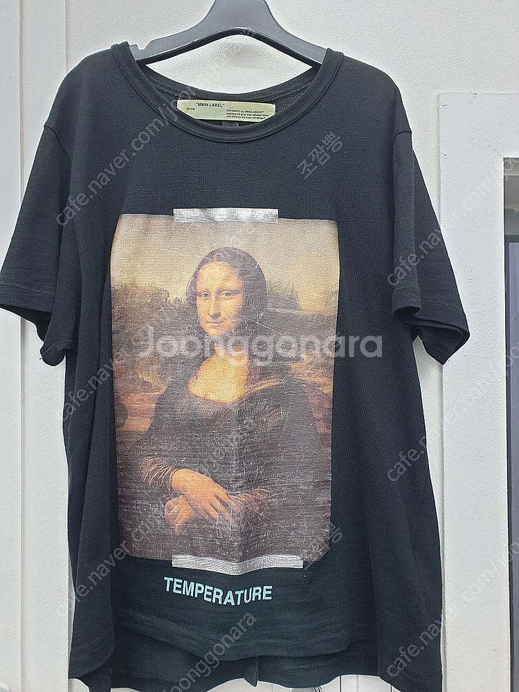 오프화이트 모나리자 티셔츠--0