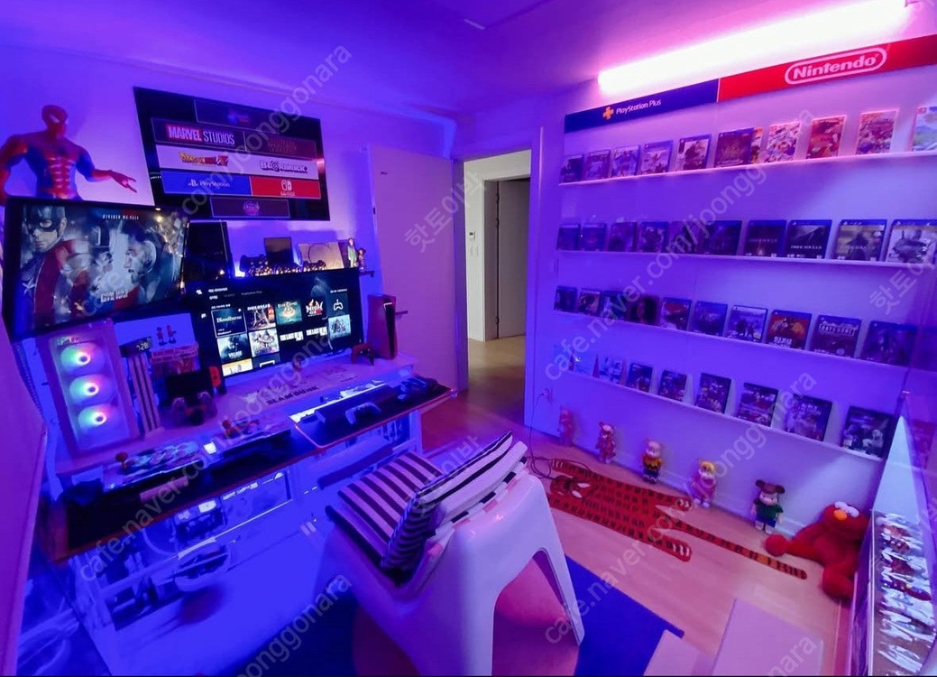 플스, 닌텐도 게임 타이틀 전면 책장겸 디피 거치대 판매합니다 이미지