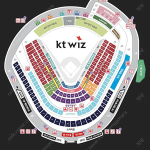 7월 20일 야구 KT vs 한화 이글스 kt위즈파크 3루 익사이팅석 1열 볼펜쪽 3연석 3장