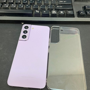 갤럭시S22 보라 256GB 무잔상 상태좋은 중고23만팝니다
