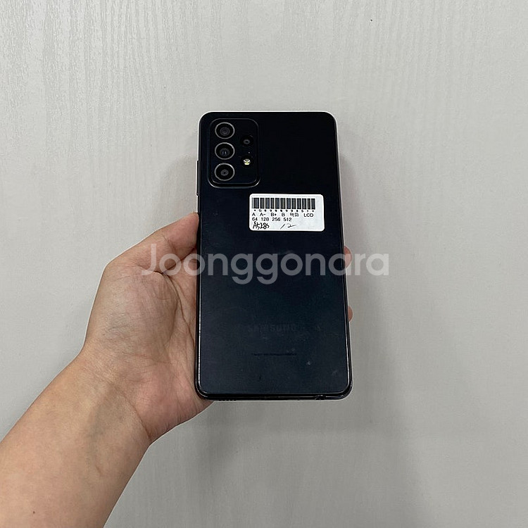 99851 갤럭시A52s 그레이 128GB 부산 중고폰...--3