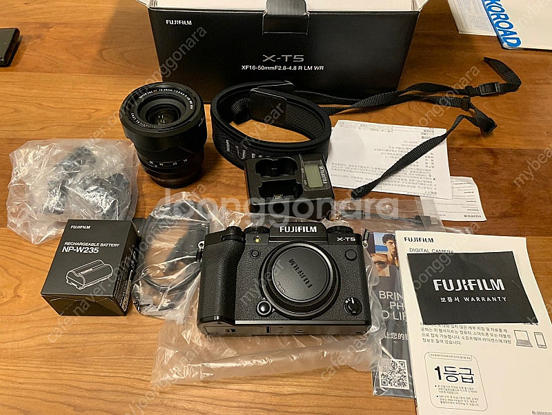 후지 X-T5 16-50 렌즈킷 bc-w235 듀얼충전...--2