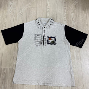 Castelbajac 까스텔바작 재팬 골프 카라티 폴로티 골프 티셔츠