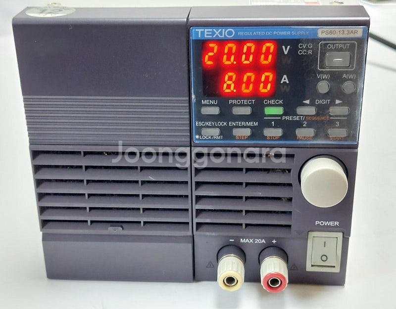파워서플라이 TEXIO PS60-13, 3AR Regulated Power Supply 60V, 13.3A--0