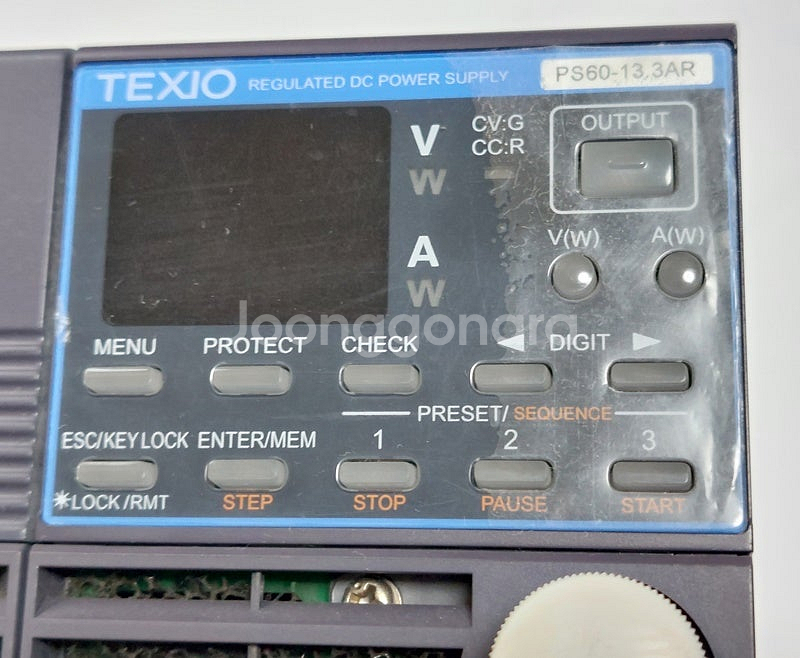 파워서플라이 TEXIO PS60-13, 3AR Regulated Power Supply 60V, 13.3A--1