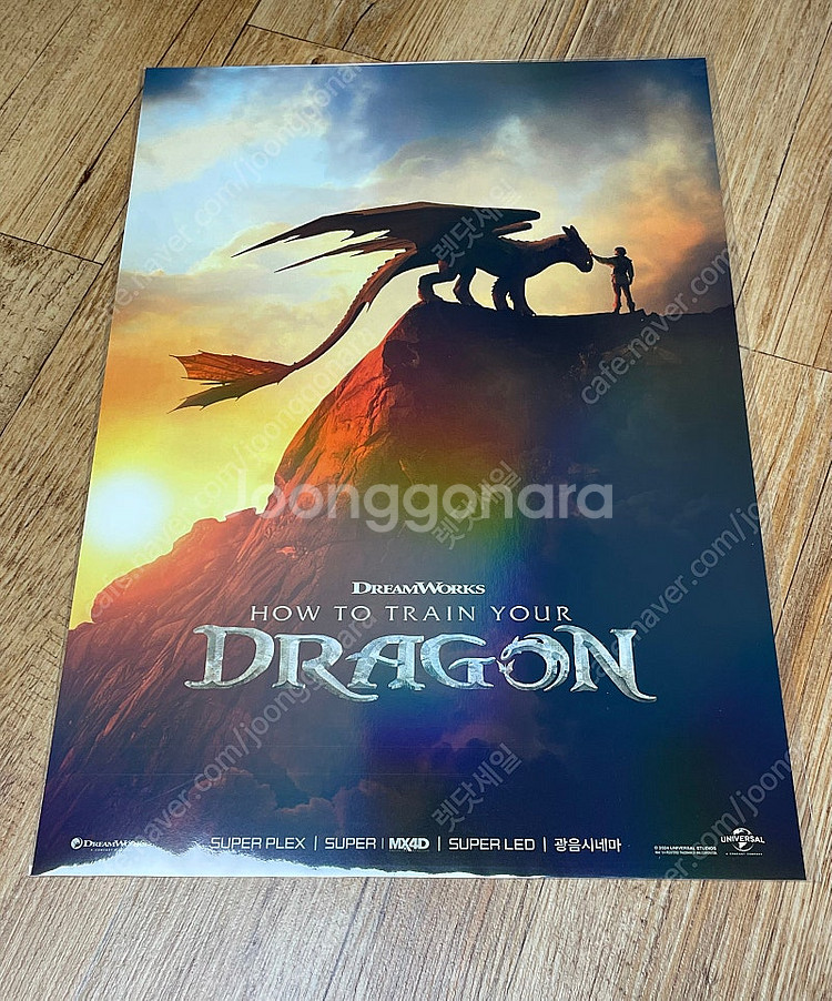 드래곤길들이기 imax 광음시네마 a3 포스터 미개봉--3