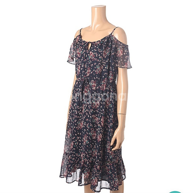 무배 새상품 S 슬리브리스 오프숄더 원피스 써스데이아일랜드 T194MOP28--1