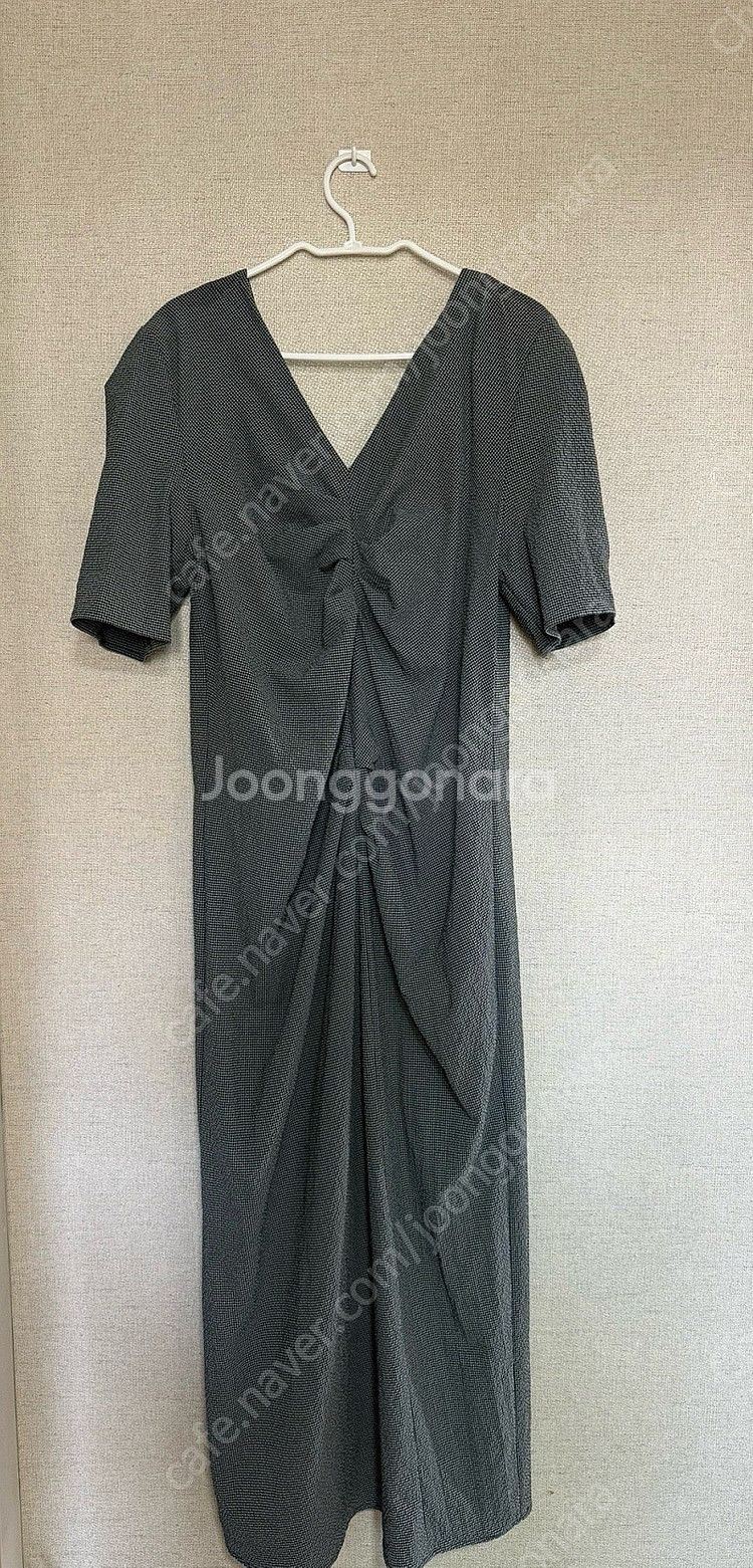 히솝 올리비아 드레스 s (블루그레이패턴)--2