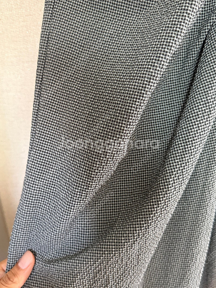 히솝 올리비아 드레스 s (블루그레이패턴)--3