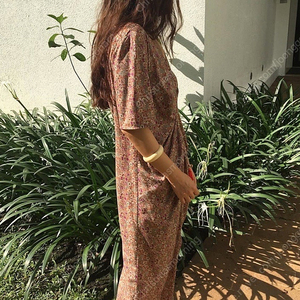 히솝 올리비아 드레스 s (플라워패턴)