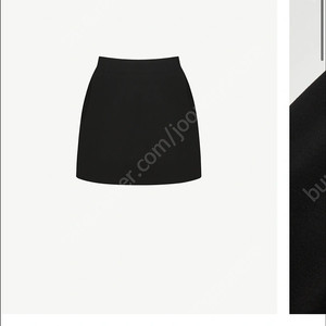 라플라 마틴 트레이닝 스커트 블랙