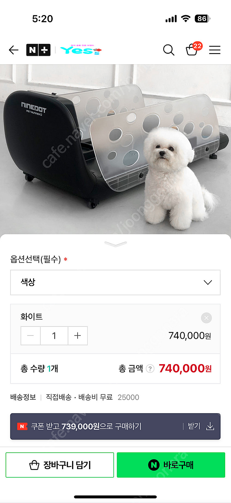 나인닷 펫러너 강아지 런닝머신--3