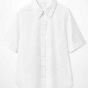 [새상품] 코스 둥근카라 반팔 셔츠 COS SHORT-SLEEVE SHIRT 34사이즈