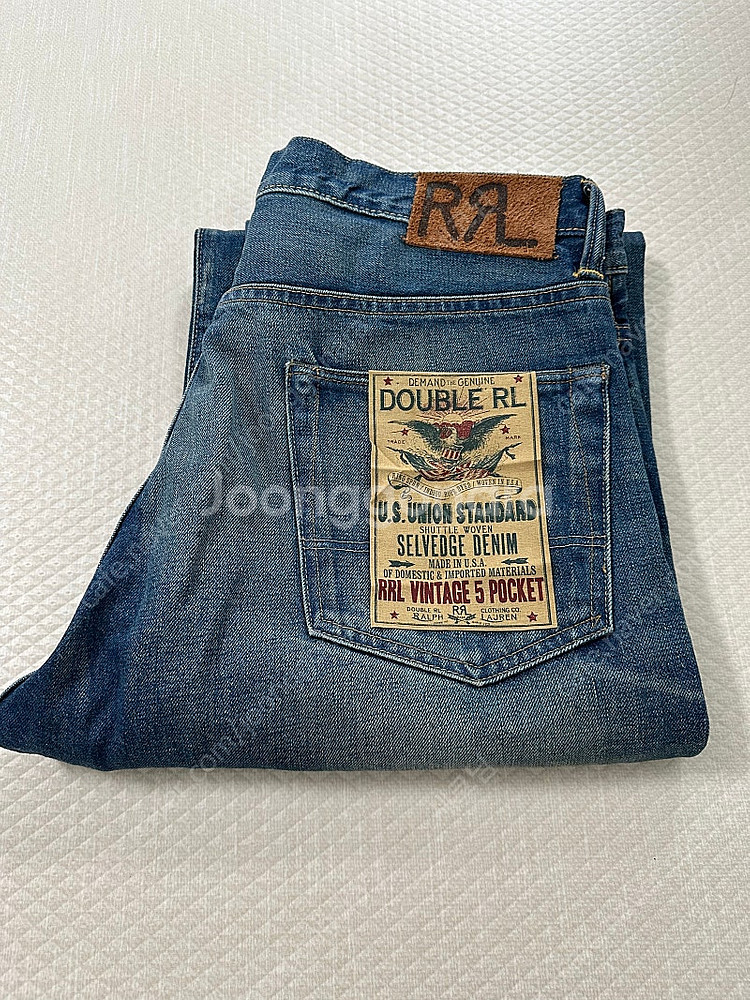 RRL 더블알엘 빈티지파이브포켓 빈파포--4