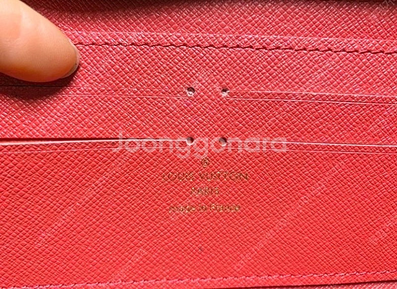 루이비통ㅡ 클래망스 월릿 지퍼돌이 장지갑/상태최상--7
