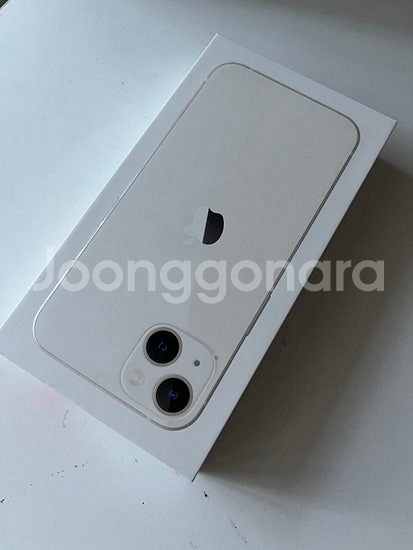 S급 아이폰13 (화이트, 128gb) 팝니다.--3