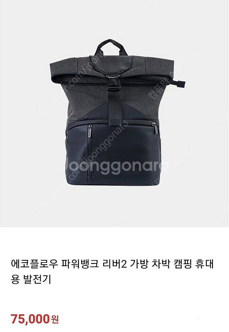 에코플로우 파워뱅크 리버 2 가방 판매합니다--0