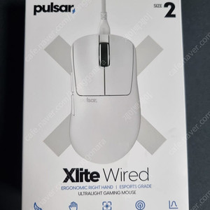 펄사 엑스라이트 xlite wired 미디움 게이밍 마우스