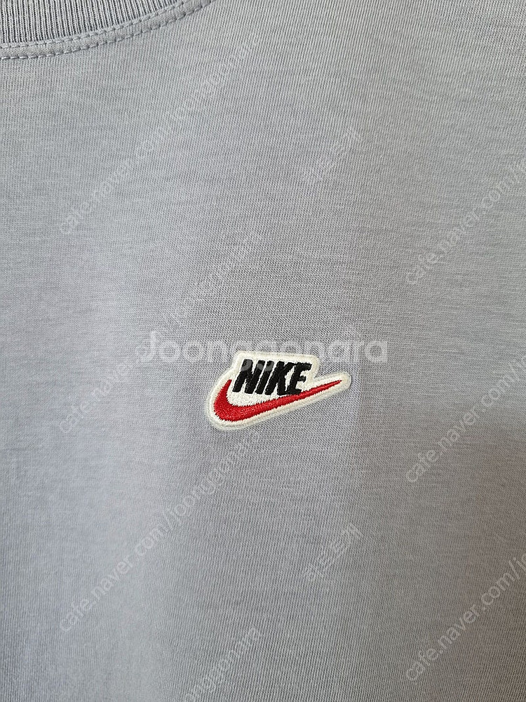 NIKE 나이키 스포츠 웨어 패치 로고 스카이 블루 반...--1
