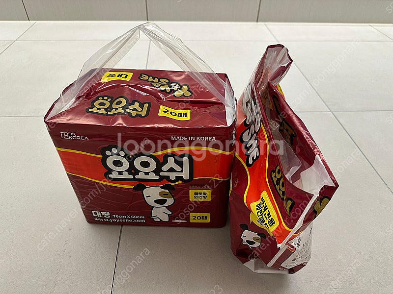 요요쉬 강아지 배변패드 대형 20매--0