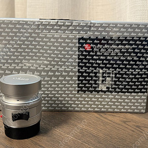 라이카 아포크론 M렌즈 Apo summicron 50mm -M lense 실버색상 boxfull