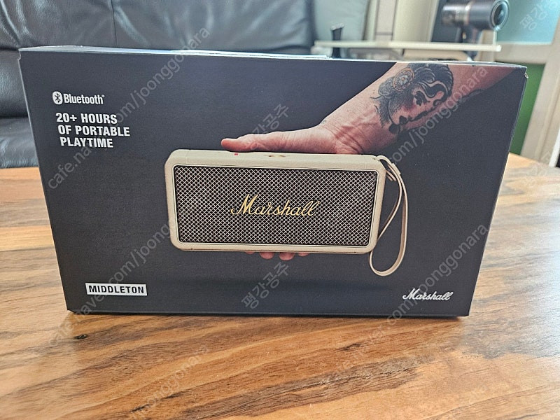 마샬 블루투스 미들턴 크림색 미개봉 소비코 정품입니다--1