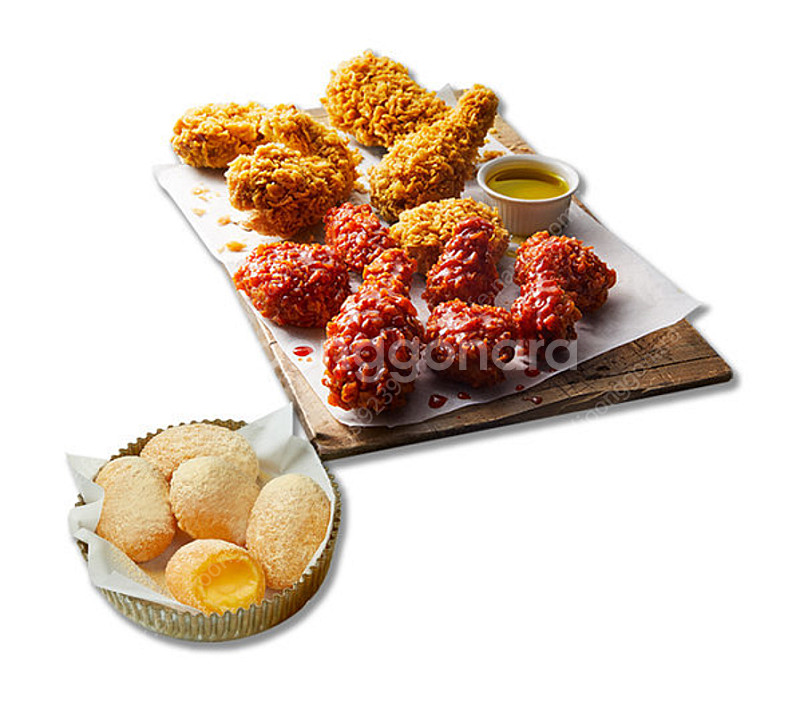 BBQ 황금올리브반반+크림치즈볼5개+콜라 1.25L, ...--0