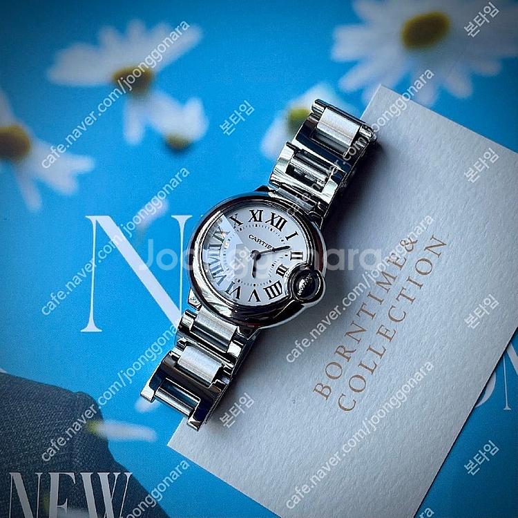 W69010Z4 까르띠에 발롱블루 28mm 스틸 쿼츠 ...--0