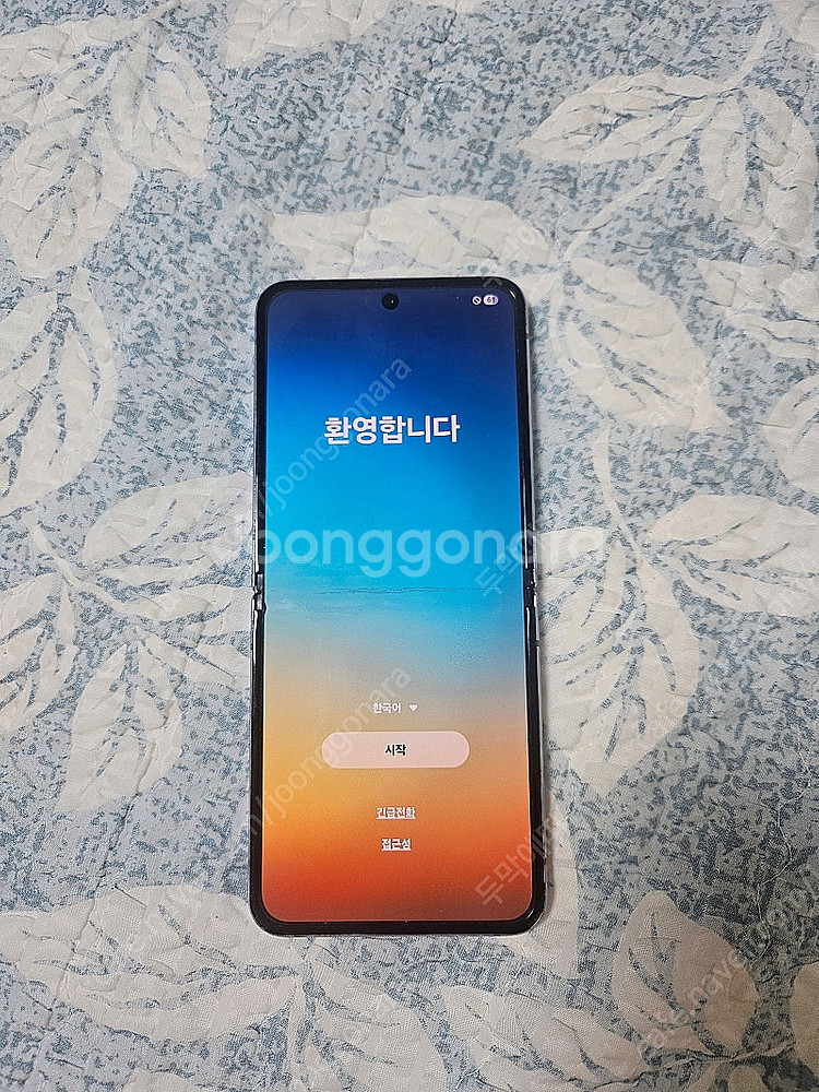 갤럭시 z플립4 256g 퍼플 sk공기기 단말기 중고 ...--2