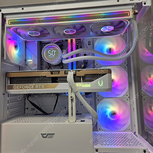 9800x3d, b850m wifi, rtx5080 솔리드 화이트 본체 (새상품)