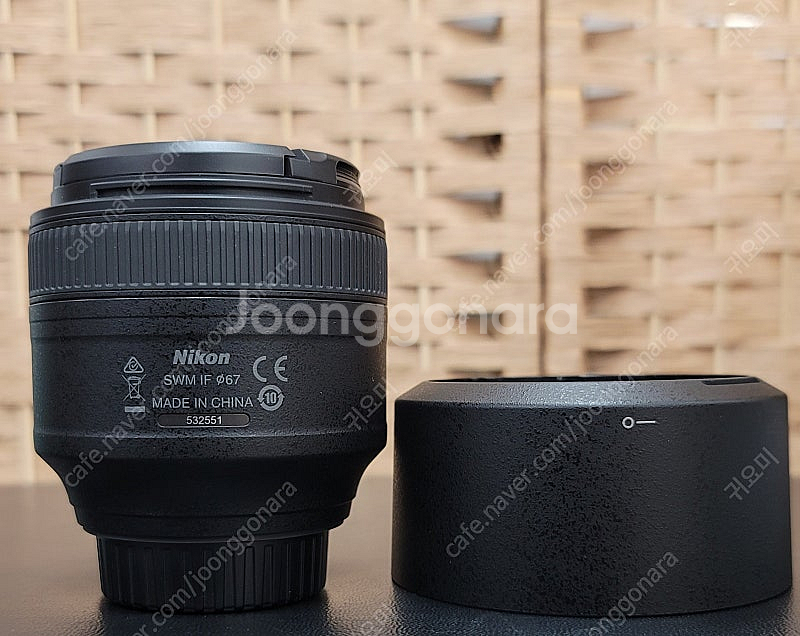 니콘/정품 af-s 85mm f1.8g 박스풀셋--4