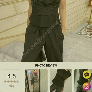 안나디바 Rolens blouse & pants 세트 블랙