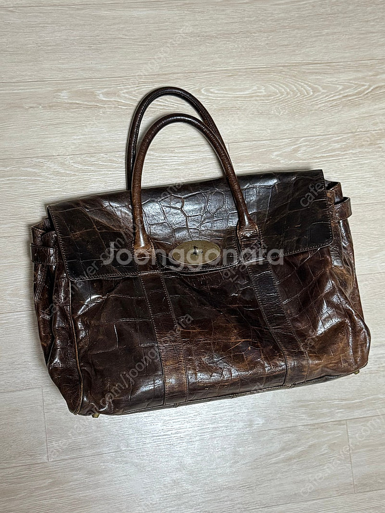 멀버리 베이스워터 크로커 토트백 (버버리, 바스통, 블...--0