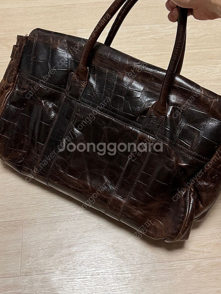 멀버리 베이스워터 크로커 토트백 (버버리, 바스통, 블...--6